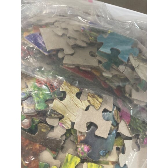 Memory Lane 300-Piece Puzzle Willow Whispers EZ Grip Stone Bridge Swans River - Picture 3 of 3